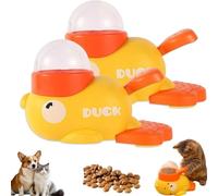 ZGFHLI Cat Slot Machine Treat Dispenser,Interactive Duck Frenchie Toy, Cat Treat Dispenser Toy, IQ Training & Mental Enrichment,Cats Puzzle Treats Dispensers,for Home,Pets,Small,2pcs