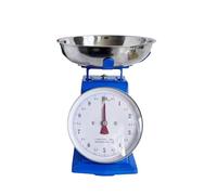 ZGFHLI Kitchen Scale Mechanical,Kitchen Scale without Battery,Kitchen Scale Retro with Tare Function,Scale for the Kitchen incl. Stainless Steel Bowl,Load Capacity 10 Kg,20Kg,20KG