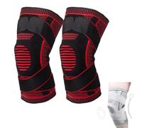 ZGFHLI Motian Max Knee Pro,Motian Max Knee Compression Sleeves Pro,Knees Support,Knees Support - Compression Knees Brace for Women & Men with Adjustable Straps,A,XL