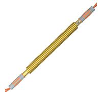 ZGFHNY Power Twister Bar, Heavy Duty Spring Chest Expander, Upper Body Workout Equipment, for Shoulder, Forearm, Bicep, Chest and Arm(70kg)