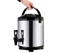 ZGFOZJGC Catering Urn, 6L/8L/10L/12L/16L/20L Hot Water Dispenser with Faucet, Stainless Steel Insulated Bucket Milk Tea Barrel for Hot Water and Beverage,6L
