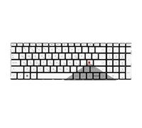 ZGGOZDH Backlight keyboard For HP for Pavilion 15-DA CX DB DX DR 250 G7 255 256 CN CS CR CW 17-BY 17-CA(RU Silver Backlit)