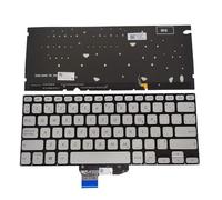 ZGGOZDH Backlit Keyboards for ASUS X430 S430 A430 X430UA X430U Canadian French Chinese UK GB Laptop Keyboard Silver ASM18C8(Canadian French)
