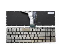 ZGGOZDH US English with backlit Laptop keyboard for HP for ENVY X360 15M 15-BP 15-BP015 BS BW 250 G6 Golden Silver Green SN7161BL2(Gold Backlight)
