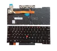 ZGGOZDH US Latin Laptop Backlit Keyboard For Lenovo for Thinkpad for YOGA X390 / X395 (NOT FIT X395) 01YP080 01YP160 01YP072(WHITE)