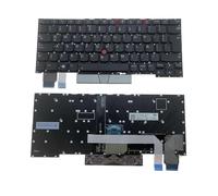 ZGGOZDH US Latin Laptop Backlit Keyboard For Lenovo for Thinkpad for YOGA X390 / X395 (NOT FIT X395) 01YP080 01YP160 01YP072(Silver)