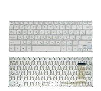 ZGGOZDH US Russian Laptop Keyboard For ASUS E202 E202S E202MA TP201SA X205 X205T X205TA E205 E202SA E202M E203N E205MA E205S E203NA(RU White)