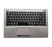 ZGGOZDH US UK Turkey Russian Keyboard Touchpad Palmrest For ASUS U46 U46E U46S U46SV U46SM V111362GS1 13N0-LDA0111 Laptop Keyboards(US Palmrest)