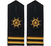 Zghhc 1pair Yacht Shoulder Boards Epaulets Sailor Epaulette Shoulder Boards Epaulets Navy Fleet Admiral Uniform Epaulette Sliders