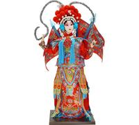 Zghhc 1pc Chinese Style Peking Opera Character Ornaments Female General Guiying Ornament Chinoiserie Crafts Desk Decor