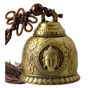 Zghhc 1pc Feng Shui Buddhism Bell Religious Wind Bell Buddha Home Hanging Decoration Blessing for Luck Wind Chime Car Decor Crafts