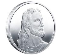 Zghhc 1pc Jesus Christ & Last Supper Coins 3d European Bible Collecting Commemorative Coins