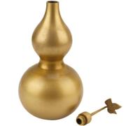 Zghhc Brass Lucky Gourd Ornaments, Feng Shui Good Luck Wu Lou Statue Chinese Feng Shui Figurine for Home Decor