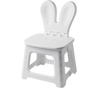 Zghhc Folding Chair with Backrest Children's Stool Plastic Step Stool Study Chair Living Room Low Chair Patio Furniture