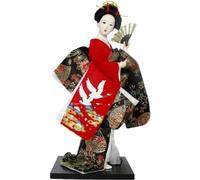 Zghhc Japanese Geisha Figurine, Hanbok Dolls Geisha Girl Collectible Figurines, Traditional Japanese Hanbok Geisha for Home Decoration