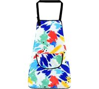 Zghhc Kids Painting Apron, Adjustable Kids Aprons, Waterproof Kids Art Smock Aprons with Pockets for Painting, Craft, School