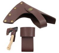 Zghhc Leather Axe Holster, Leather Axe Belt Loop Small Hammer Hatchet Carrier Holster, Hammer Holder for Outdoor Work,Lumberjack