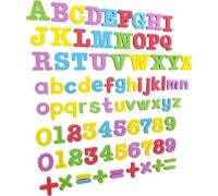 Zghhc Magnetic Letters Numbers Alphabet Fridge Magnets Educational Learning Toy Set Uppercase Lowercase Math Symbols Fridge Magnets