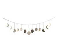 Zghhc Moon Phase Metal Wall Decor Gold Moon Decor Room Decoration Metal Garland Art Garden Decoration for Nursery Bedroom