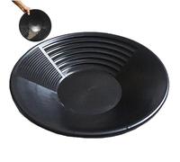 Zghhc Plastic Gold Panning, Nugget Mining Dredging Prospecting Gold Washing Pan for Gold Sifting Classifier Washing Sieve Tray (38cm)