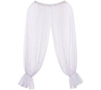 Zghhc Removable Ruffled Puffy Tulle Long Sleeve Bridal Wrap Cape Detachable Peplum Shrug for Wedding Evening Embellished