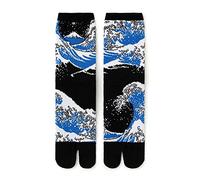 Zghhc Split Toe Socks Japanese Carp Wave Summer Socks Personality Tabi Socks Tabi Tide Socks Tube Socks Sandals Socks