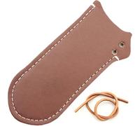 Zghhc Thick Leather Pan Handle Cover Handmade Cast Iron Hot Pan Handle Grips, Frying Pan, Heat Protection Handle Cover