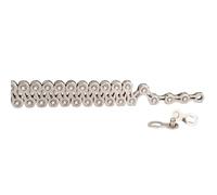 ZGHNASHUN Bike Chain Bicycle Silver Chain 7s 8s 9s 10s 11s 12s Speed Durable Single With Missing Link Connector(10s Silver SLR)