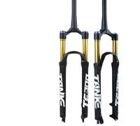 ZGHNASHUN Suspension Forks Bike Fork Rebound Adjustable MTB Air Front Suspension 26/27.5/29 Inch 120mm Travel Quick Release Bicycle Accessories(29 Tapered damping)