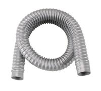 ZGHQHCDRH 1 Pcs 0.5M Gray Universal Dishwasher Drainage Hose 32/40/50mm Corrugated Flexible Plastic Household Pipe Replacement Part, with 2 Fixtures(32mm)