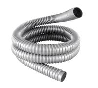ZGHQHCDRH 1 Pcs 1m ID 32-50MM Thickened PVC Fish Tank Flexible Water Change Pipe, Extended Corrugated Drain Hose - Drain Tube Accessories - Gray(40mm)