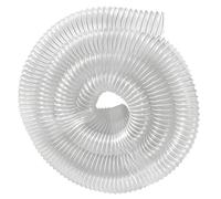 ZGHQHCDRH 1 Pcs 32/40/45/50/55/60/65mm Transparent Dust Collection Flexible Hose, Heavy-Duty PVC Smoke Collectior Debris, Garbage Plastic Pipe-1.5 Meters(40mm)