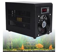 ZGHQHCDRH 180W Fish Tank Cooler & Heater, 60L Fish Tank Cooling System, Quiet Aquarium Water Cooling Machine with Pump + 2 m Hose, For Seawater/Freshwater Hydroponics