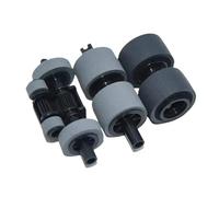 ZGHQHCDRH 1SETS PA03708-0001 Consumable Pick Roller Brake Roller Set Compatible with FUJI-TSU SP-1120 SP-1125 SP-1130 / SP1120 SP1125 SP1130/