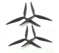 ZGHQHCDRH 2Pairs Tracker 10 inches 1050-3 Propeller 3 Blade 1050 Tracker PC Fiberglass Carbon Nylon Props Multirotor Traverse machine