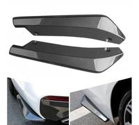 ZGHQHCDRH 2Pcs Rear Bumper Diffuser Spoilers, for BYD Seal U DM-i 2024 2025(Audio on The Right) Rear Bumper Lip Side Corner Spoiler Kit, Wrap Angle Spoiler,Carbon Black