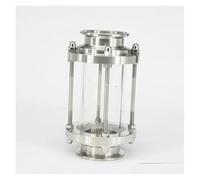 ZGHQHCDRH 3" 76mmTri Clamp Flow Sight Glass Diopter For Home Brew Diary Product 304 Stainless Steel Fitting Ferrule OD 91mm