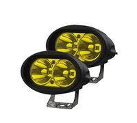 ZGHQHCDRH 3inch Work Light Motorcycle Headlamp Fog Lamps Fit For Rad Power Bikes Offroad 4X4 E-bike Auxiliary Driving Headlight Motorcycle Spotlights,Motorcycle Headlight(Yellow-2pcs)