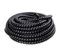 ZGHQHCDRH 5-meter Thick Black Cable Winding Protector, Φ 8 10 12 14 Mm Flexible Spiral Conduit, Extending The Service Life Of Hydraulic And Pneumatic Hoses(12MM)