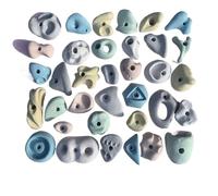 ZGHQHCDRH Adult Resin Climbing Rock Hand Grip Stone Point For Frame Bracket(Color 35pc Set1)