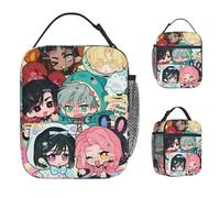 ZGHQHCDRH Alien Stage Anime Lunch Bag Picnic Lunch Box for Child Casual Print Thermal Lunch Bags Oxford Portable Cooler Bag