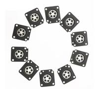 ZGHQHCDRH Aluminum Alloy Carb 10pcs/Lot Fit For ZAMA 180 Metering Diaphragm Membrances Gasket Parts Fit For ZAMA180 192 Carburetor Repair Kit Racing Carb