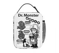 ZGHQHCDRH Arale Dr Slump Manga Insulated Lunch Bag Cooler Bag Reusable Lunch Container Leakproof Tote Lunch Box Food Handbags Work Travel