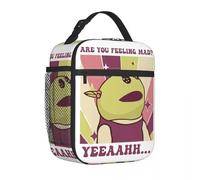 ZGHQHCDRH are You Feeling Mad Nanalan Mona Insulated Lunch Bags Food Container Bags Portable Cooler Thermal Lunch Boxes for Travel