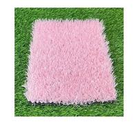 ZGHQHCDRH Artificial Grass Mat 0.98 Inch Pile Height Realistic Synthetic Turf with Drainage Holes Indoor Outdoor Carpet for Pets Dogs Garden Backyard Balcony Pink (196)