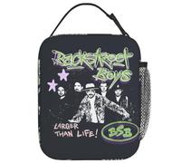ZGHQHCDRH Backstreet Boys Graffiti Photo Lunch Bag for Men Lunch Box Fun Beach Cooler Bag Portable Waterproof Thermal Tote Handbags