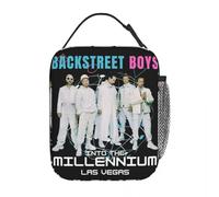ZGHQHCDRH Backstreet Boys Into The Millennium Tour 2025 Insulated Lunch Bag Food Container Bags Portable Cooler Thermal Lunch Boxes