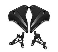 ZGHQHCDRH Battery Terminal Cover Fit For Tracer 9 GT 2025 Tracer 9 GT 2024 Side Frame Panel Guard Front Infill Side Panels Covers Fairing Cowl Plate Cover(Black)