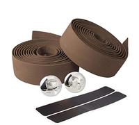ZGHQHCDRH bicycle handlebar tape, Cover Bike Cycling Handle Nonslip Belt Rubber Tape Cycling Bike Handlebar Accessories Bar Tape(Coffee)