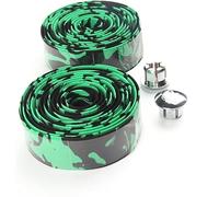 ZGHQHCDRH bicycle handlebar tape, Tapes Bicycle Cycling Handle Non Slip Belt Rubber Wrap Tapes Steering Wheel Cover Bike Handlebar Accessories Bar Tape(Black)